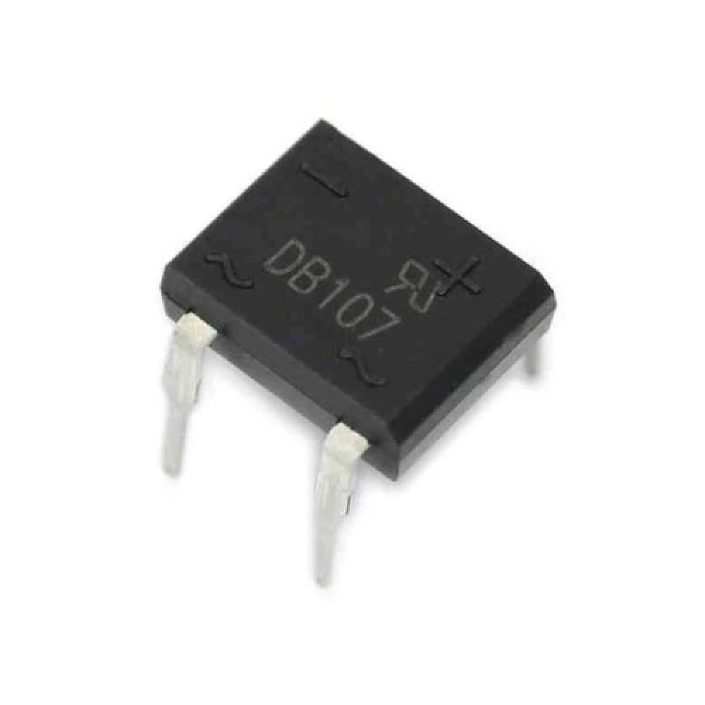 5 ks DB107 mostíkový usmerňovač 1000V 1A DIP4 pre elektroniku satkit