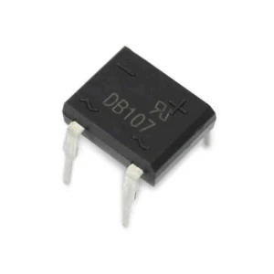 5 ks DB107 mostíkový usmerňovač 1000V 1A DIP4 pre elektroniku satkit