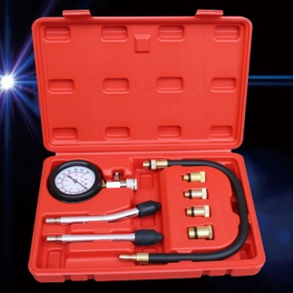 8 ks benzínový kompresometer s adaptérmi TSX TOOL