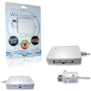 Adaptér 3 v 1 PS2 ovládačov pre Wii - pripojte ovládače, gitary a bubny PS2