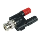 BNC adaptér samec na 2 zásuvky 4mm AD4246 Amass