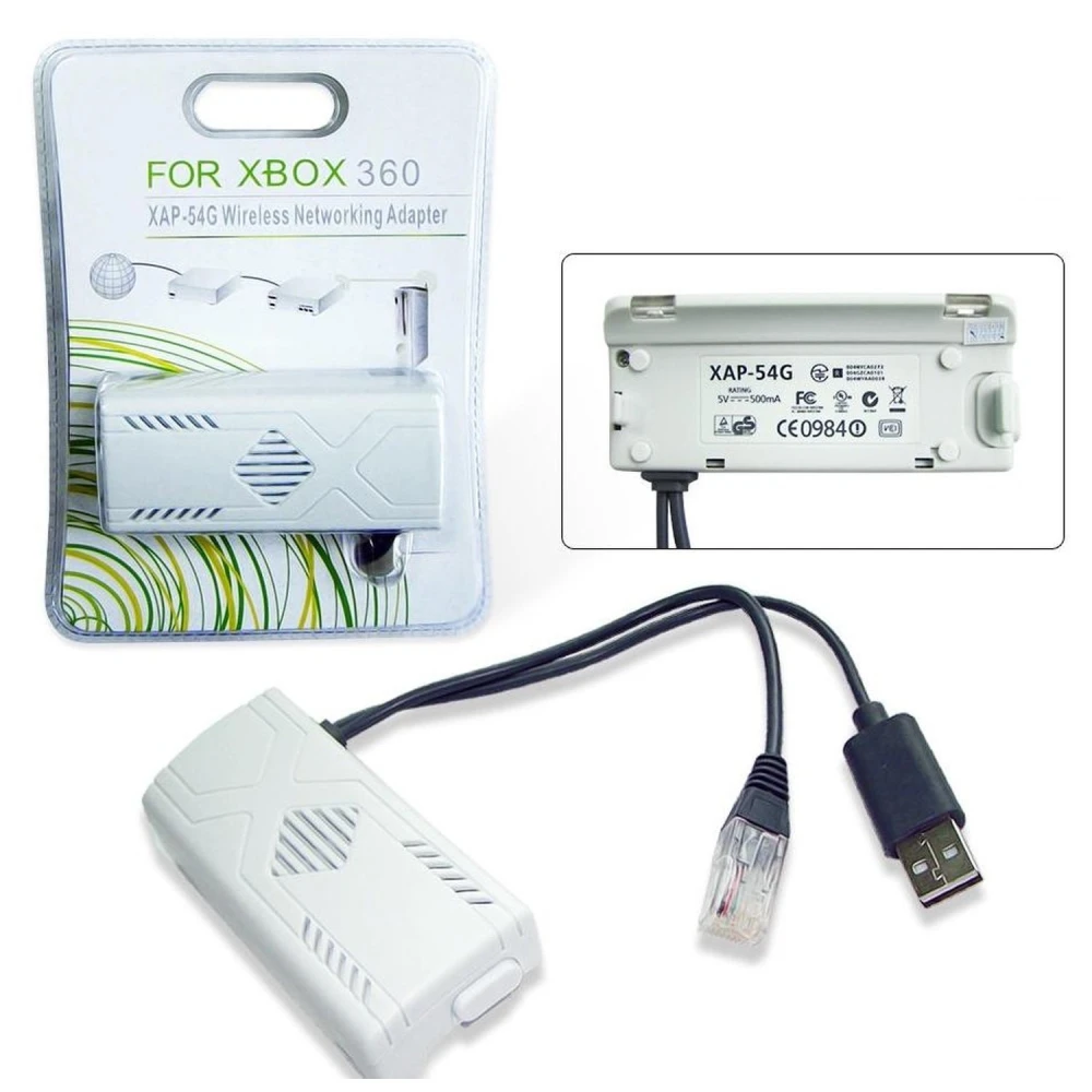 Kompatibilný bezdrôtový sieťový adaptér pre Xbox 360 pre stabilné WiFi pripojenie