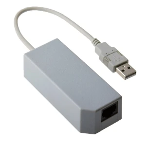 USB 2.0 sieťový adaptér pre Nintendo Wii na rýchle a stabilné káblové pripojenie