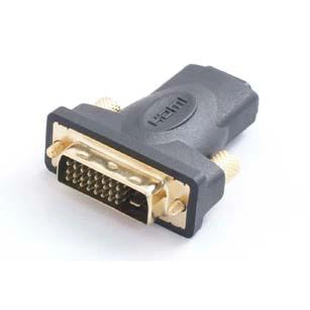 DVI samec na HDMI samica adaptér na audiovizuálne pripojenie