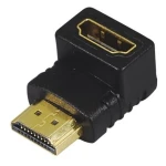 HDMI adaptér samec na HDMI samica 90° pre kompaktné pripojenie