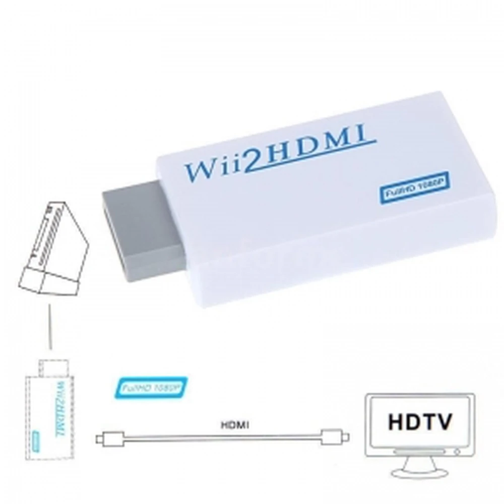 HDMI adaptér pre Nintendo Wii Wii2HDMI - prevodník 1080p a 720p Satkit