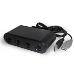 Adaptér ovládačov GameCube pre Nintendo Wii U a PC kompatibilný so Super Smash Bros