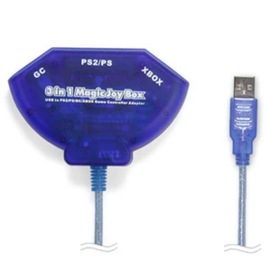 Adaptér ovládačov PS2 Xbox GameCube na PC USB 3in1 Magic Joy Box