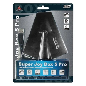 Adaptér Super Joybox 5 Pro PS2 na PC so 4 pádmi, kompatibilný s Windows