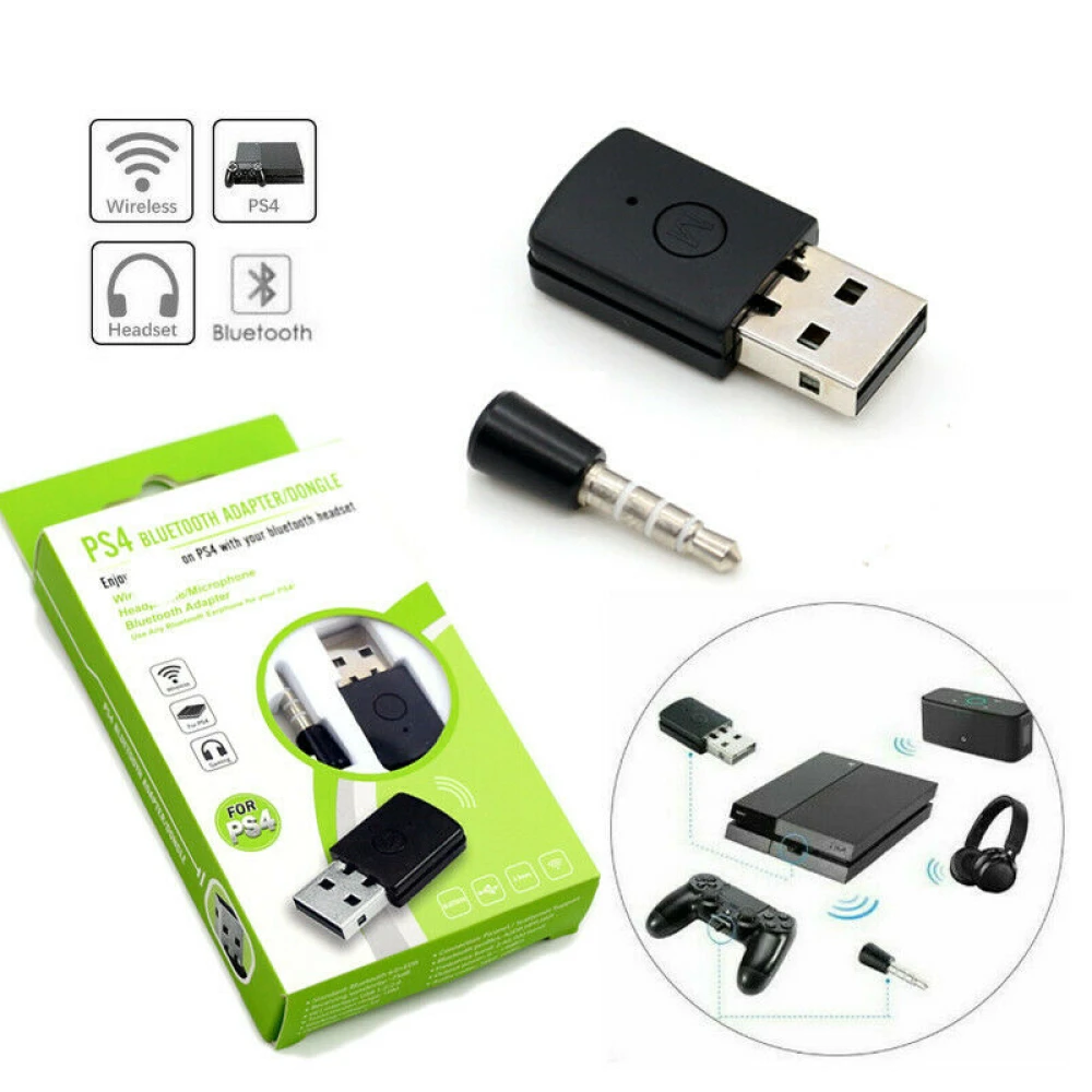 Bluetooth USB adaptér pre PS4 slúchadlá s mikrofónom 4.0