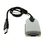 USB VGA adaptér pre prídavnú obrazovku kompatibilný s Windows a Linux