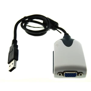 USB VGA adaptér pre prídavnú obrazovku kompatibilný s Windows a Linux