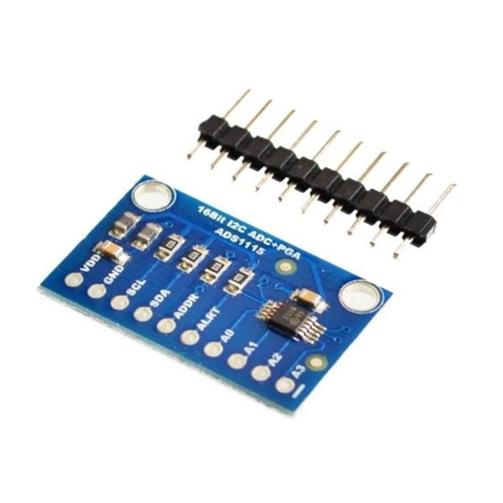 ADS1115 Arduino ADC modul 4 kanály 16 Bit I2C s amplifikátorom zisku