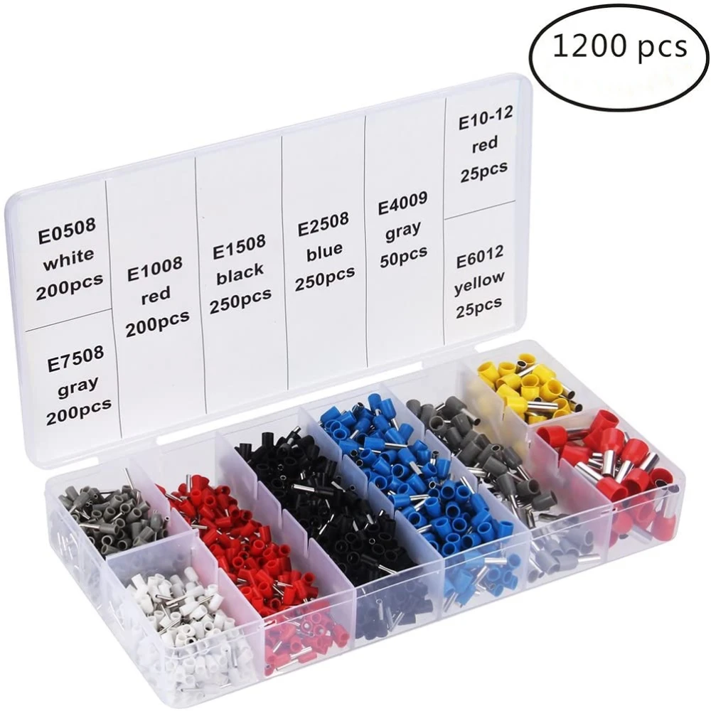 Kliešte na krimpovanie s koncovkami 0.25-10 mm² - sada 1200 ks