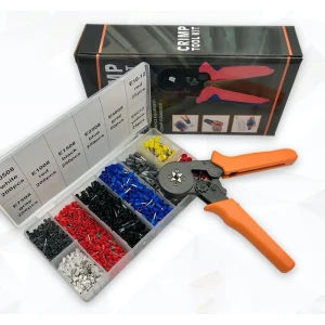 Kliešte na krimpovanie s koncovkami 0.25-10 mm² - sada 1200 ks