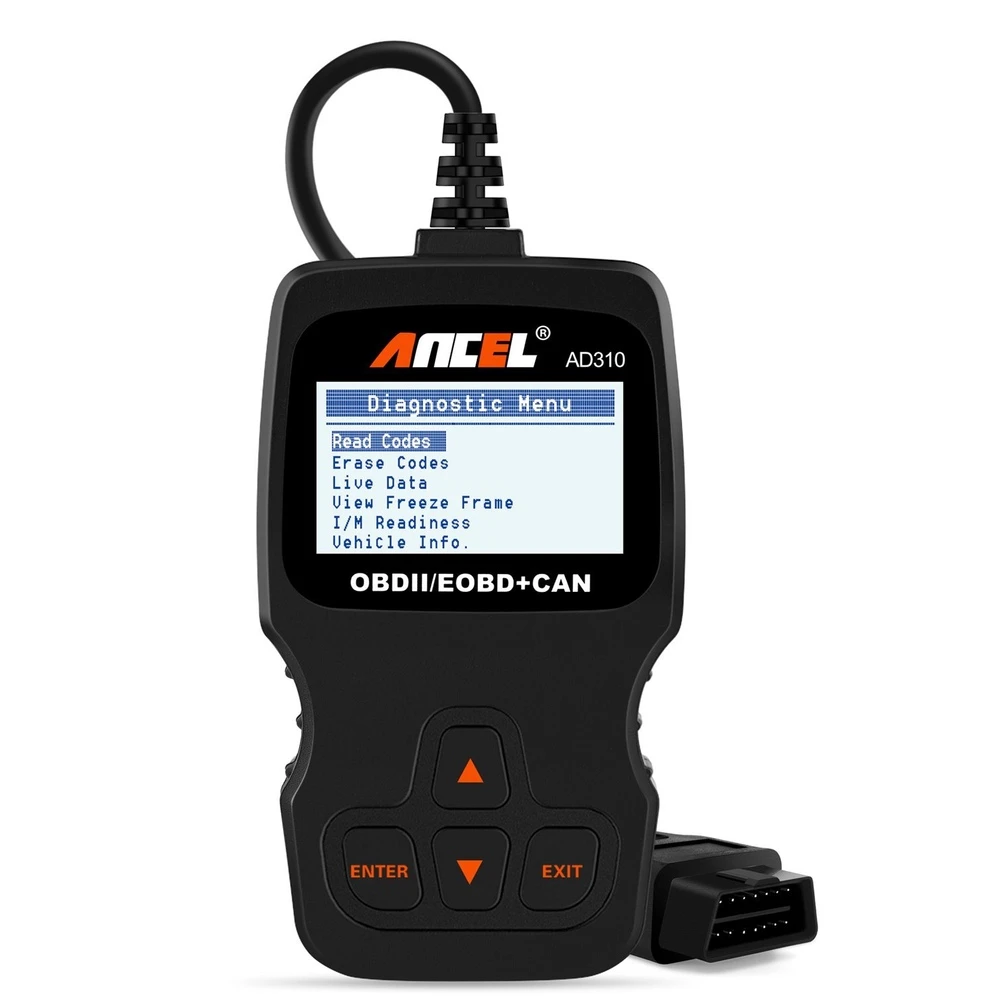 Ancel AD310 OBD2 skener na čítanie chýb a diagnostiku motora