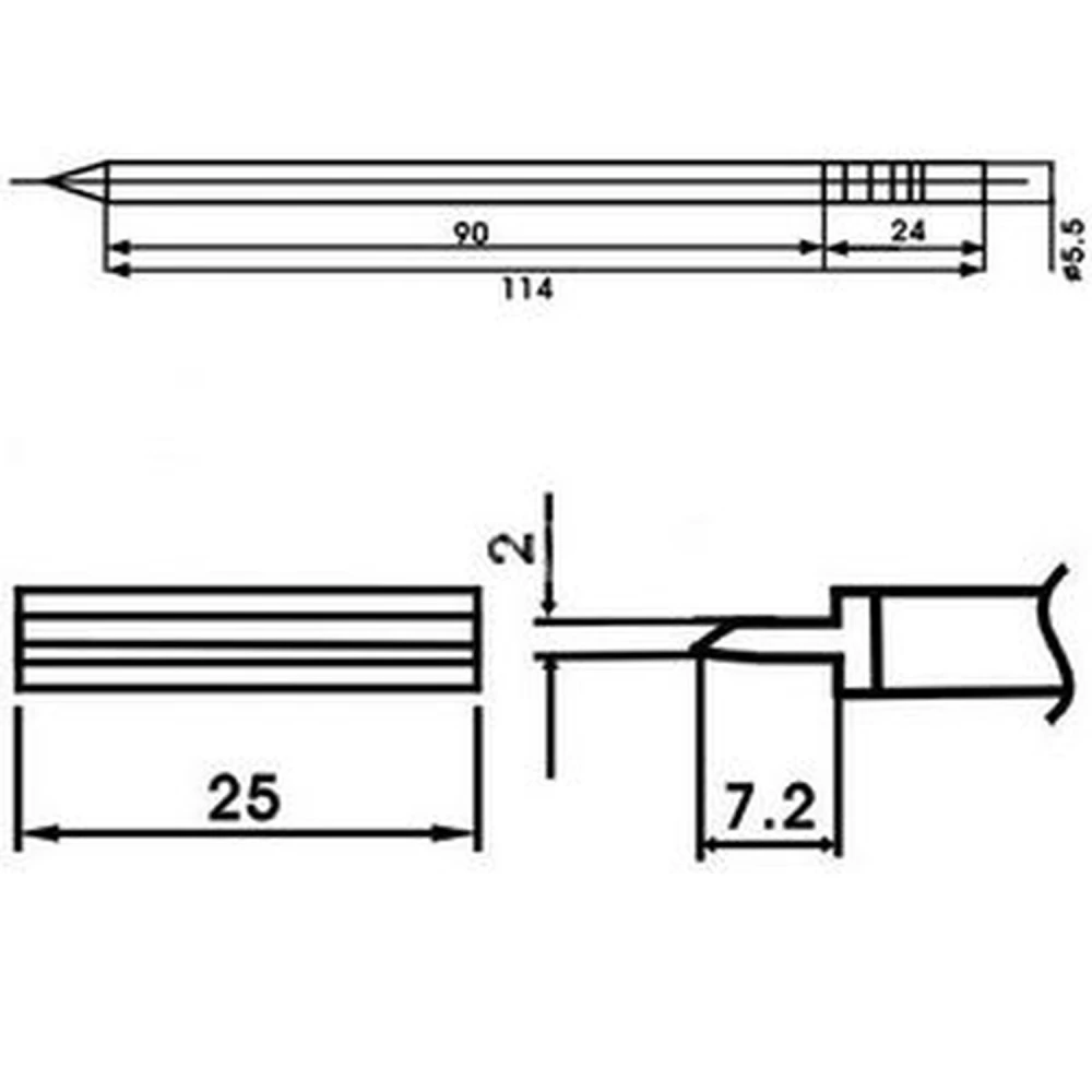 Aoyue LF-1403 hrot spájkovačky s odporom pre spájkovacie stanice