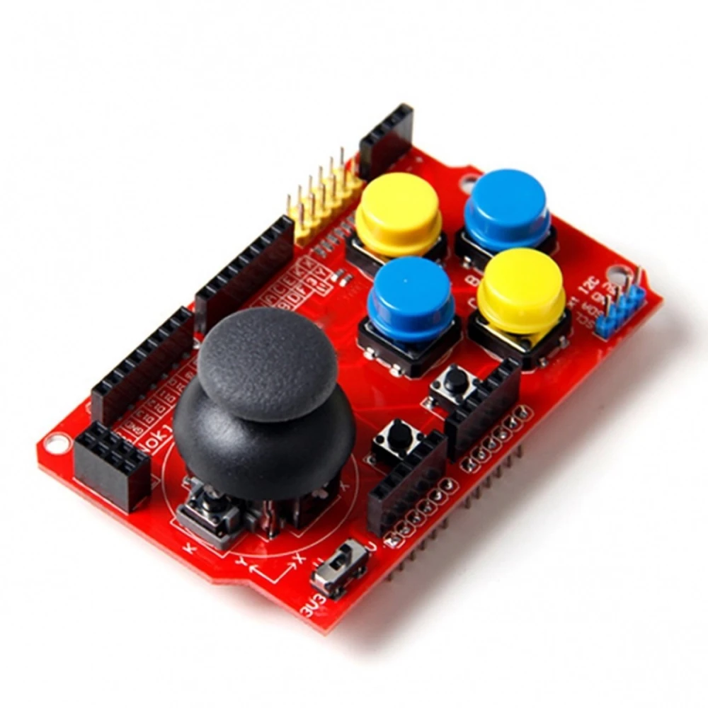 Arduino Joystick Shield – joystick doska pre Arduino Uno a Mega