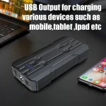 Autonabíjačka 8000mAh Jumpstarter S301 kompaktná a bezpečná s LED SOS svietidlom