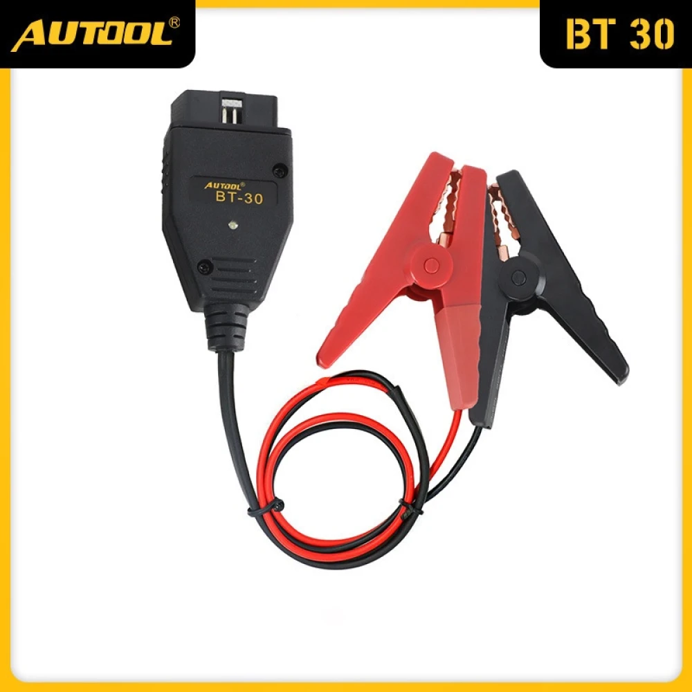 AUTOOL BT-30 OBD2 kábel na napájanie autobatérie