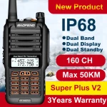 Baofeng UV9R Plus vysielačka s dlhým dosahom a 160 kanálmi VHF/UHF
