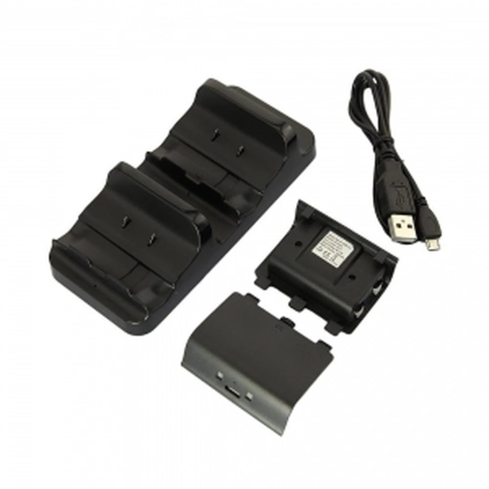 Dvojitá nabíjacia stanica pre Xbox One s 2 batériami satkit