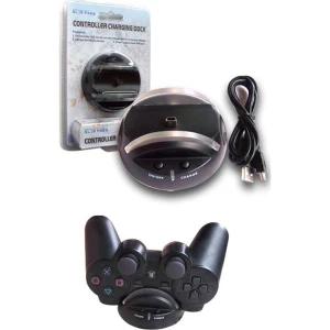 Nabíjacia stanica pre ovládač PS3 s oficiálnym stojanom satkit