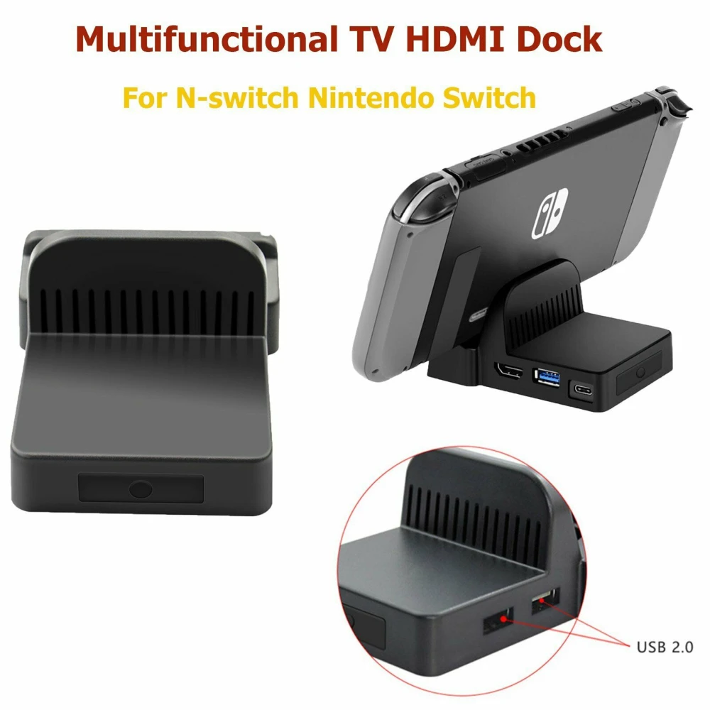 Prenosná dock stanica pre Nintendo Switch - kompaktný mini dock HDMI USB
