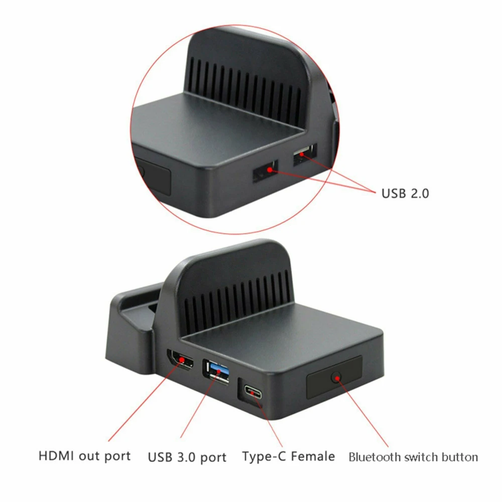 Prenosná dock stanica pre Nintendo Switch - kompaktný mini dock HDMI USB