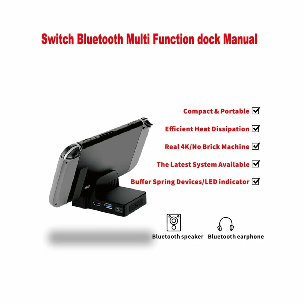 Prenosná dock stanica pre Nintendo Switch - kompaktný mini dock HDMI USB