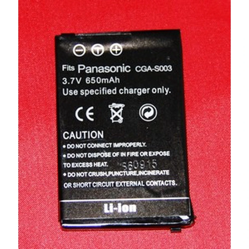 Kompatibilná batéria Panasonic CGA-S003 3.7V 650mAh pre fotoaparáty Panasonic