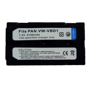 Kompatibilná batéria Panasonic VBD1 VBD2E pre digitálne fotoaparáty a kamkordéry