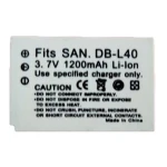 Kompatibilná batéria Sanyo DB-L40 pre digitálne kamery Sanyo Xacti