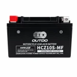 Batéria Moto AGM 12V 9Ah OUTDO HCZ10S-MF - Kompatibilná Yuasa YTZ10S(-BS) / GTZ10S / ETZ10S