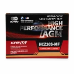 Batéria Moto AGM 12V 9Ah OUTDO HCZ10S-MF - Kompatibilná Yuasa YTZ10S(-BS) / GTZ10S / ETZ10S
