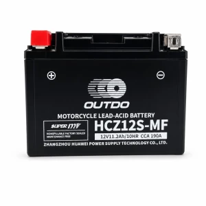 Batéria Moto AGM 12V 11.2Ah OUTDO HCZ12S-MF - Kompatibilná Yuasa YTZ12S(-BS) / GTZ12S / ETZ12S