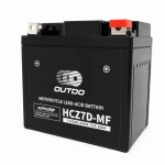 Batéria Moto AGM 12V 6Ah OUTDO HCZ7D-MF - Kompatibilná Yuasa YTZ7S-BS / GTZ7S / ETZ7S
