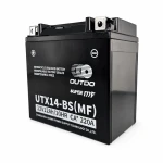 Batéria Moto AGM 12V 12Ah OUTDO UTX14-BS(MF) - Kompatibilná Yuasa YTX14-BS / GTX14-BS / ETX14-BS