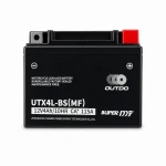 Batéria Moto AGM 12V 4Ah OUTDO UTX4L-BS(MF) - Kompatibilná Yuasa YTX4L-BS / GTX4L-BS / ETX4L-BS