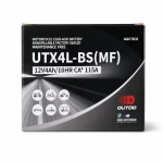 Batéria Moto AGM 12V 4Ah OUTDO UTX4L-BS(MF) - Kompatibilná Yuasa YTX4L-BS / GTX4L-BS / ETX4L-BS