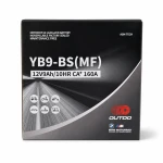 Batéria Moto AGM 12V 9Ah OUTDO YB9-BS(MF) - Kompatibilná Yuasa YB9-B / GS GM9Z-3B-1 / GS YB9-B / 12N9-4B-1 (flooded)
