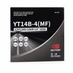 Batéria Moto AGM 12V 12Ah OUTDO YT14B-4(MF) - Kompatibilná Yuasa YT14B-BS / GT14B-BS / GT14B-4 / ETZ14B-BS / ET14B-4