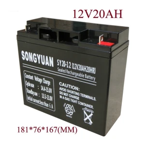 Nabíjateľná olovená batéria 12V 20Ah SY20-12 kompatibilná s viacerými modelmi