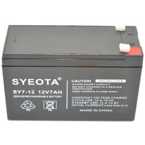 Nabíjacia olovená batéria 12V 7Ah SY7-12 pre alarmy, UPS a viac