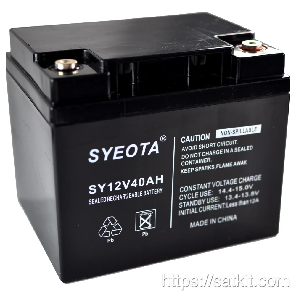 Vysokovýkonná nabíjateľná uzavretá olovená batéria 12V 40Ah Sy40-12
