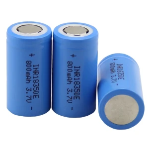 Nabíjateľná batéria 18350 800mAh 3,7V Li-ion s vysokou kvalitou a životnosťou