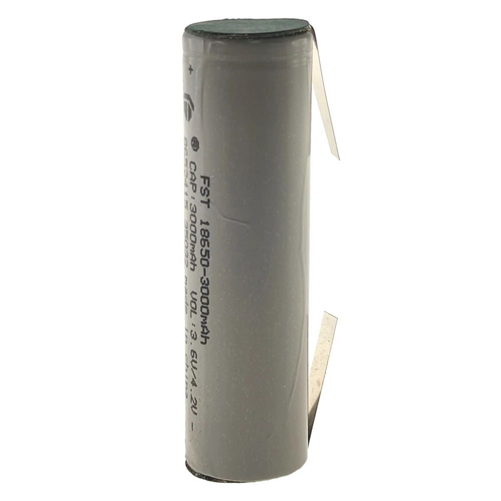 Nabíjateľná batéria 18650 3000mAh s pájkovým vývodom