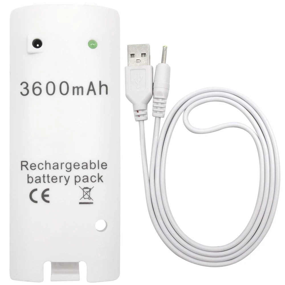Nabíjateľná batéria 3600mAh pre ovládače Wii - výkon a výdrž