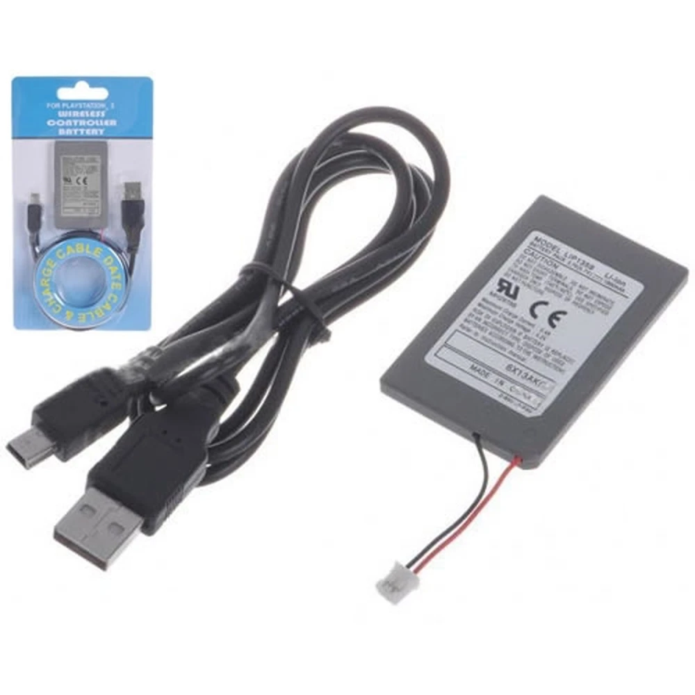 Nabíjateľná batéria do ovládača PS3 1800mAh s USB káblom pre PlayStation 3