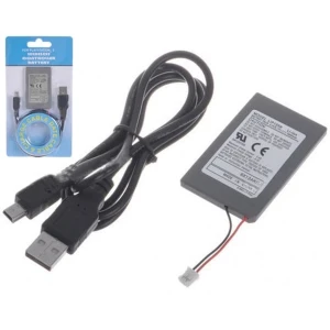 Nabíjateľná batéria do ovládača PS3 1800mAh s USB káblom pre PlayStation 3